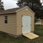 Burlington WI 10x12 Gable on slab